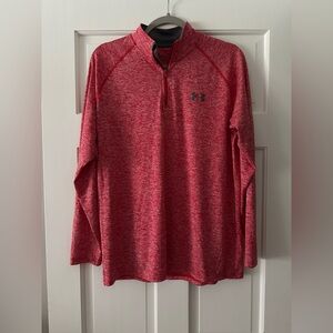 Under Armour Tech 1/4 Zip Long Sleeve Heat Gear Pullover Sweater